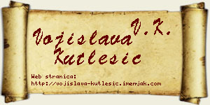 Vojislava Kutlešić vizit kartica